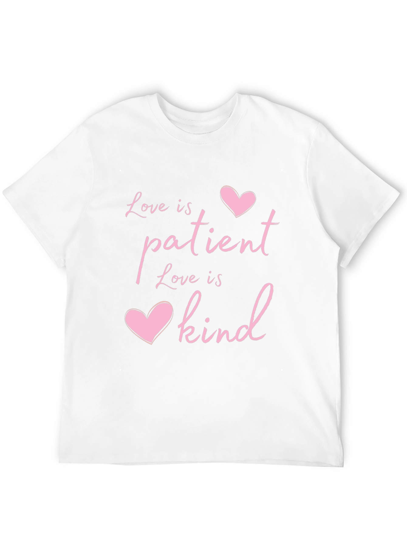 Love Is Patient Kind Heart T-Shirt - Black
