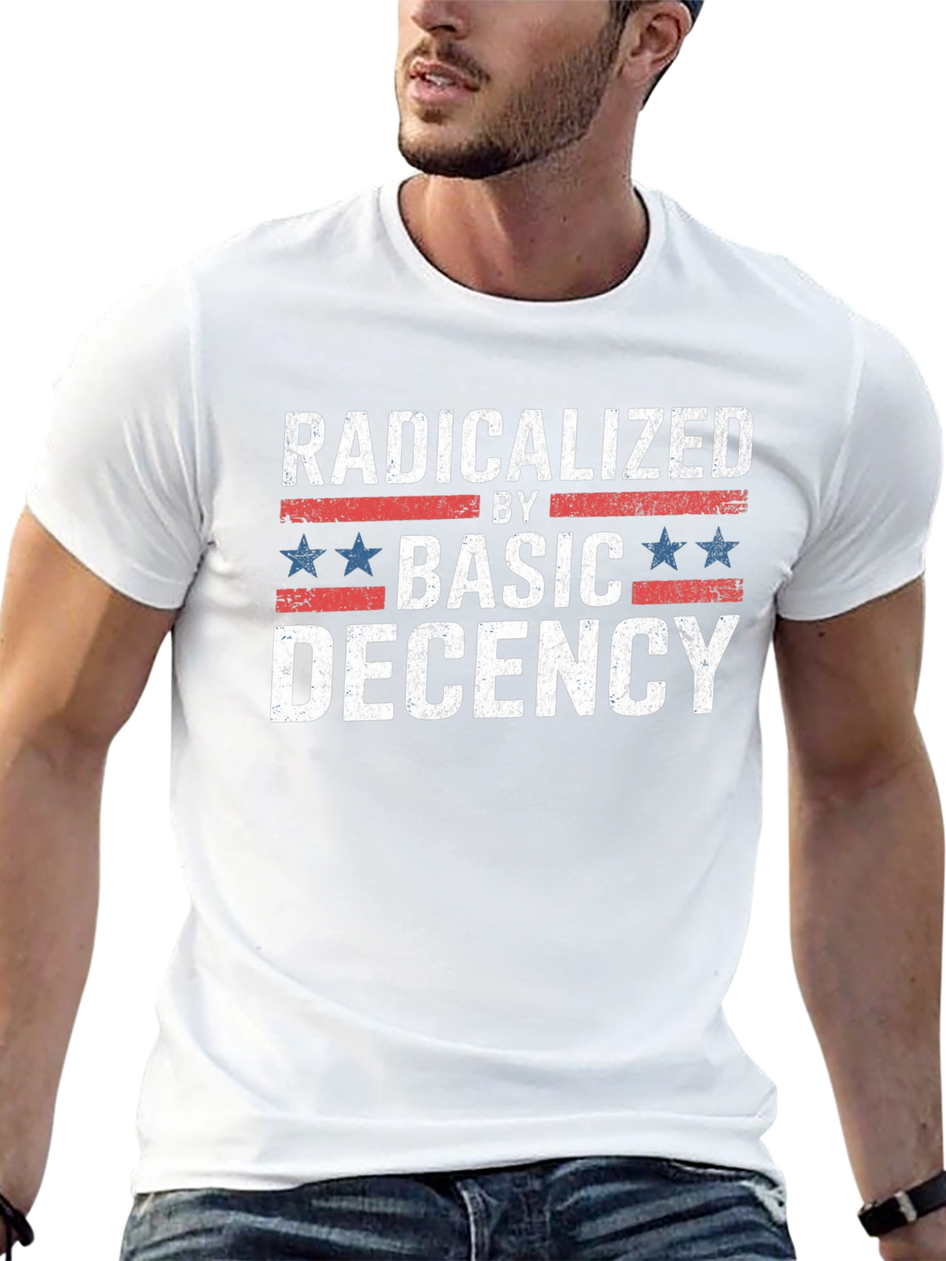 Radicalized by Basic Decency Graphic Tee