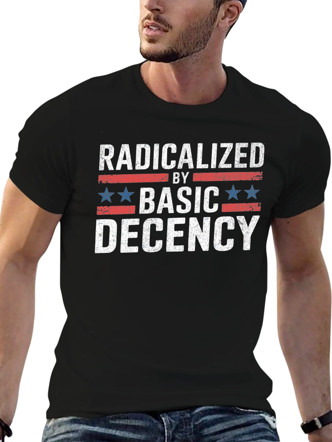 Radicalized by Basic Decency Graphic Tee