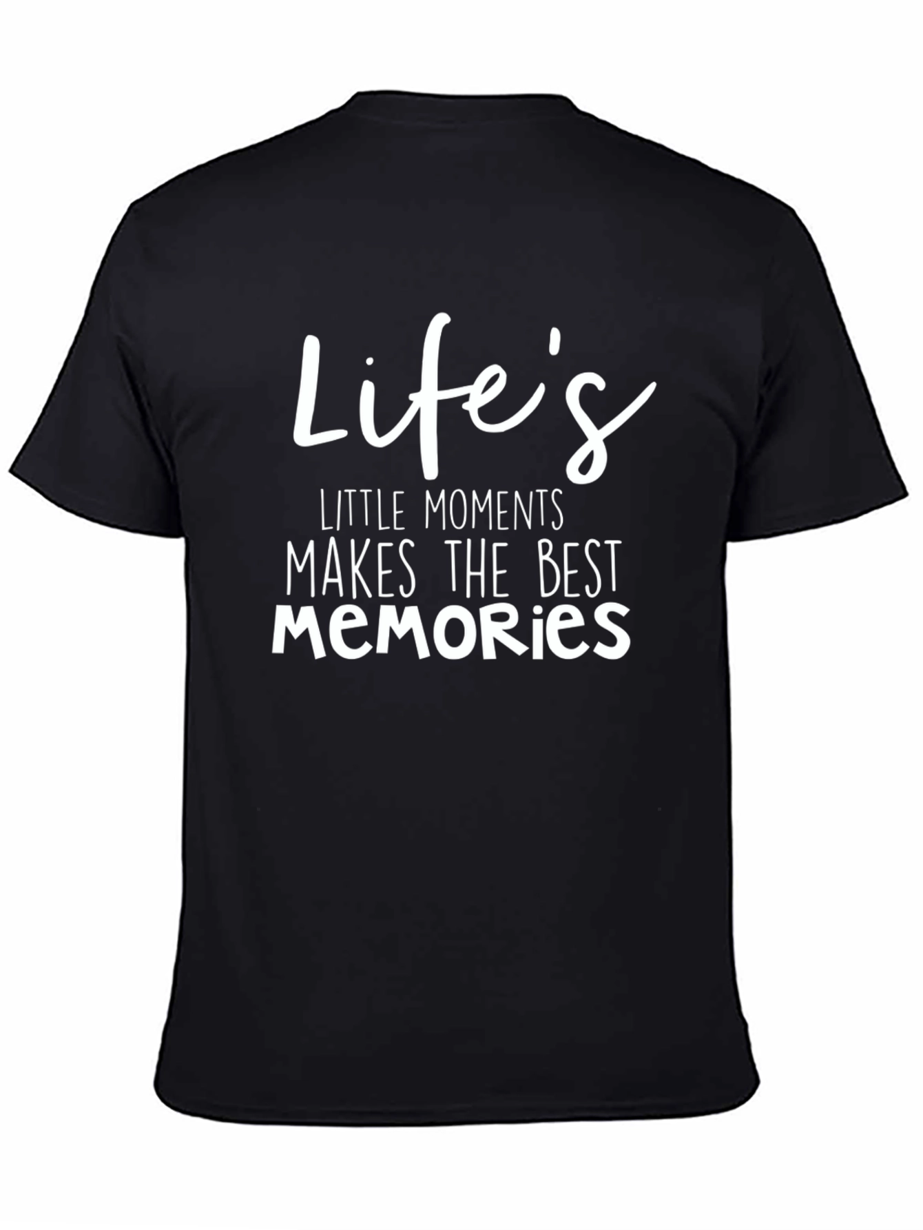 Lifes Little Moments Graphic Tee - Black