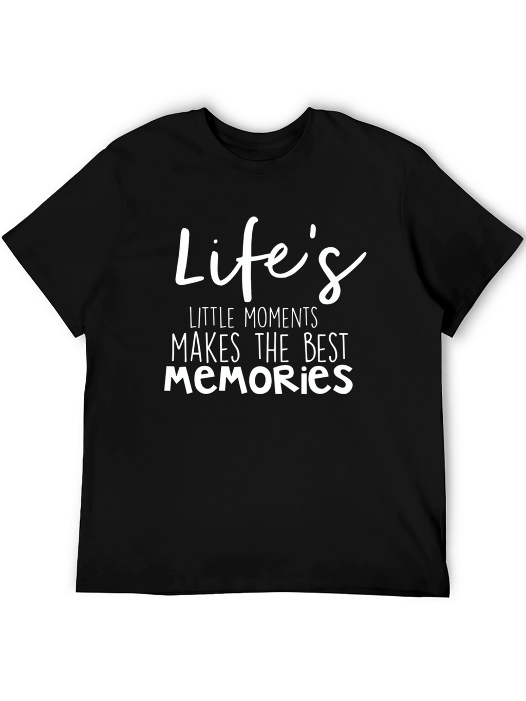Lifes Little Moments Graphic Tee - Black