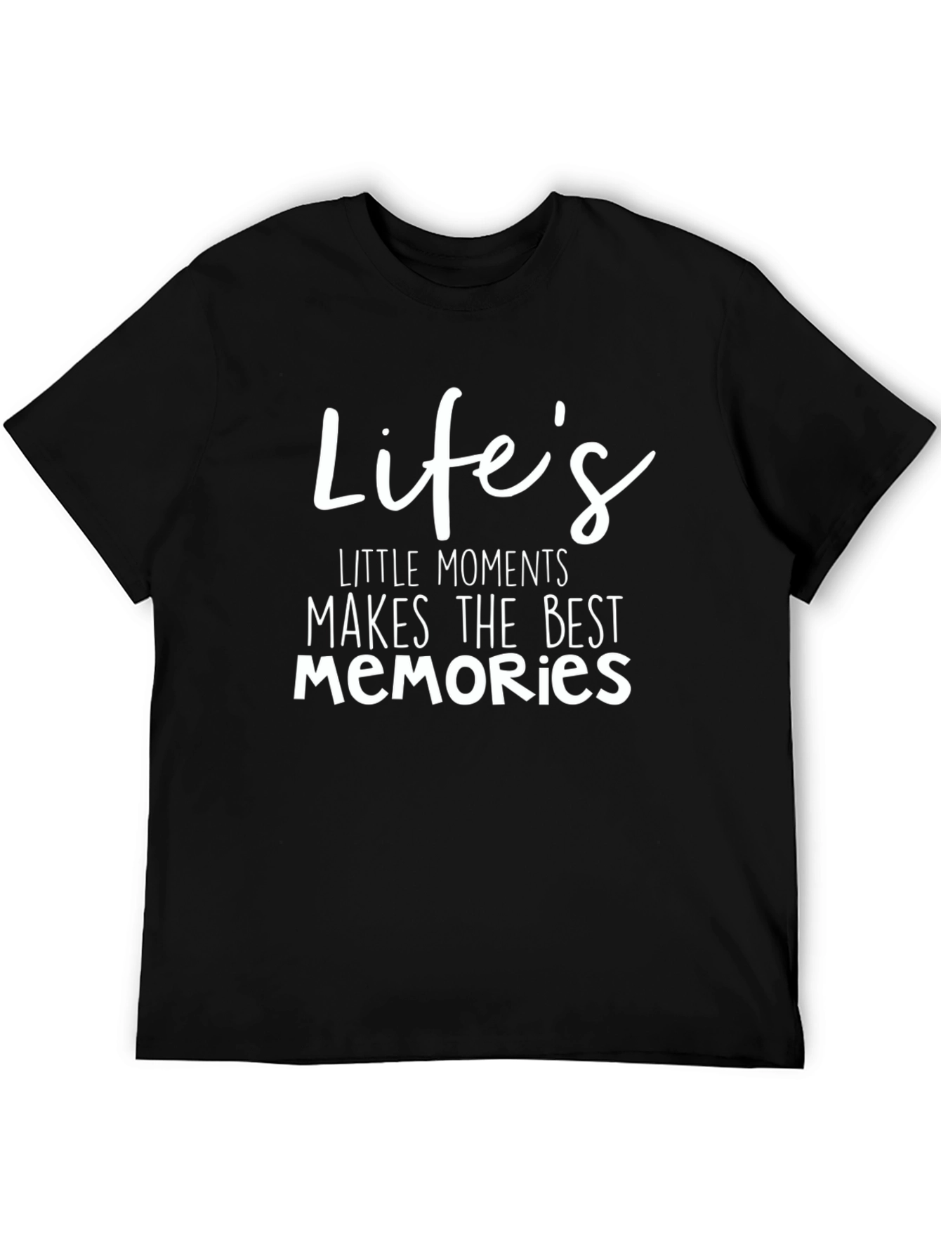 Lifes Little Moments Graphic Tee - Black