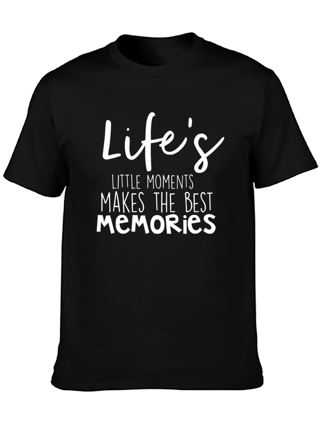 Lifes Little Moments Graphic Tee - Black