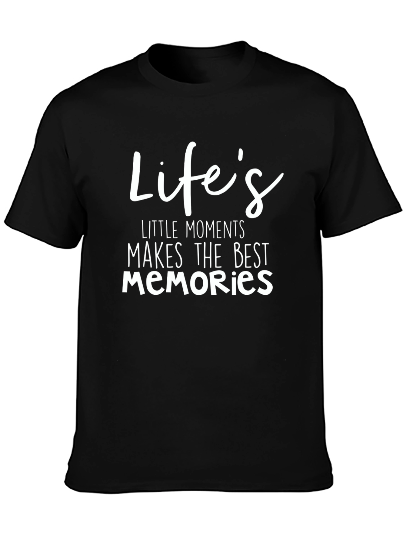 Lifes Little Moments Graphic Tee - Black