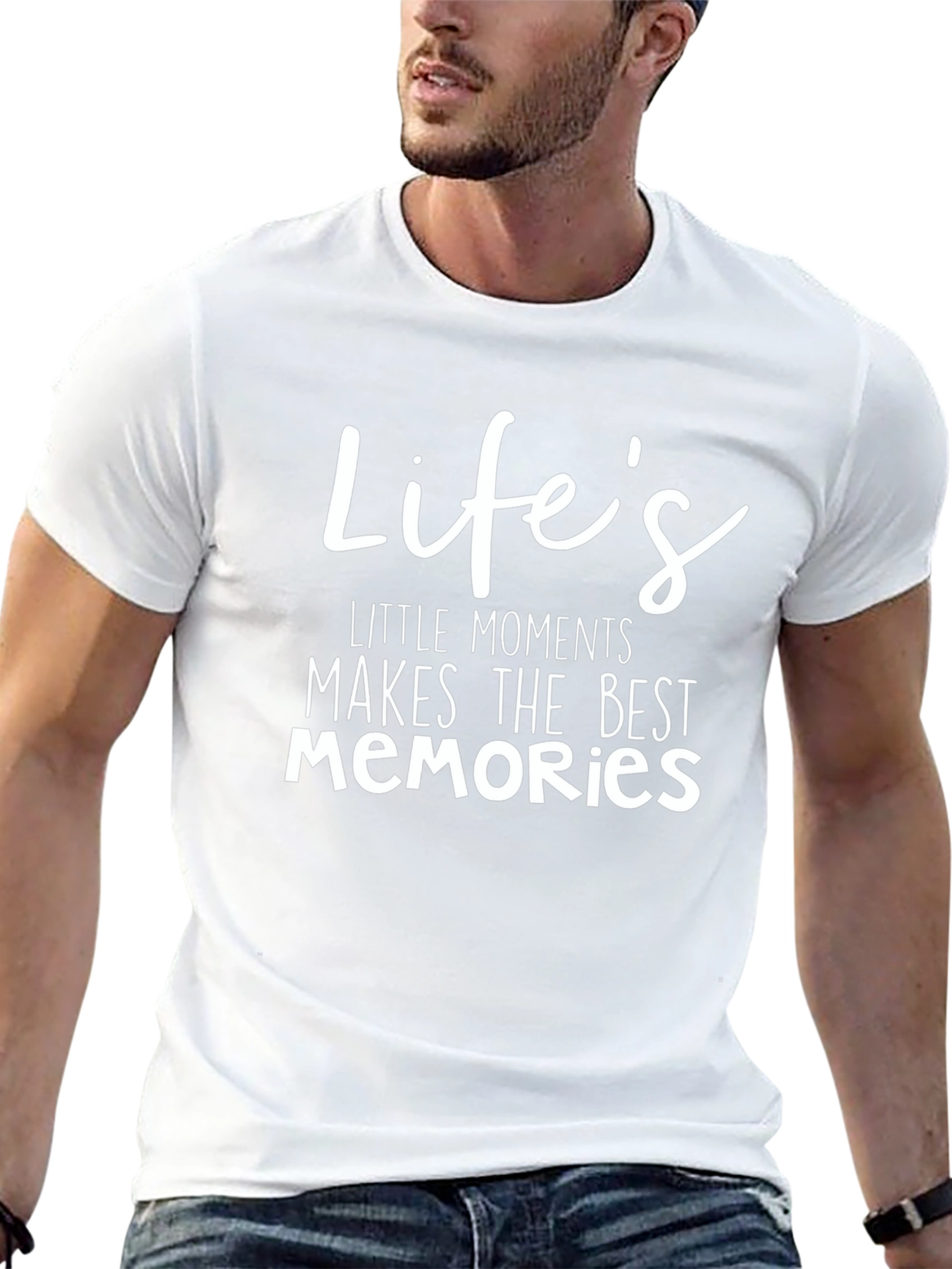 Lifes Little Moments Graphic Tee - Black