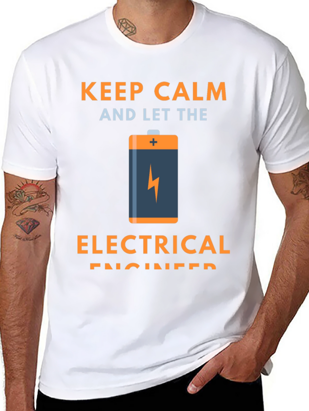 Keep Calm Electrical Engineer Graphic Tee