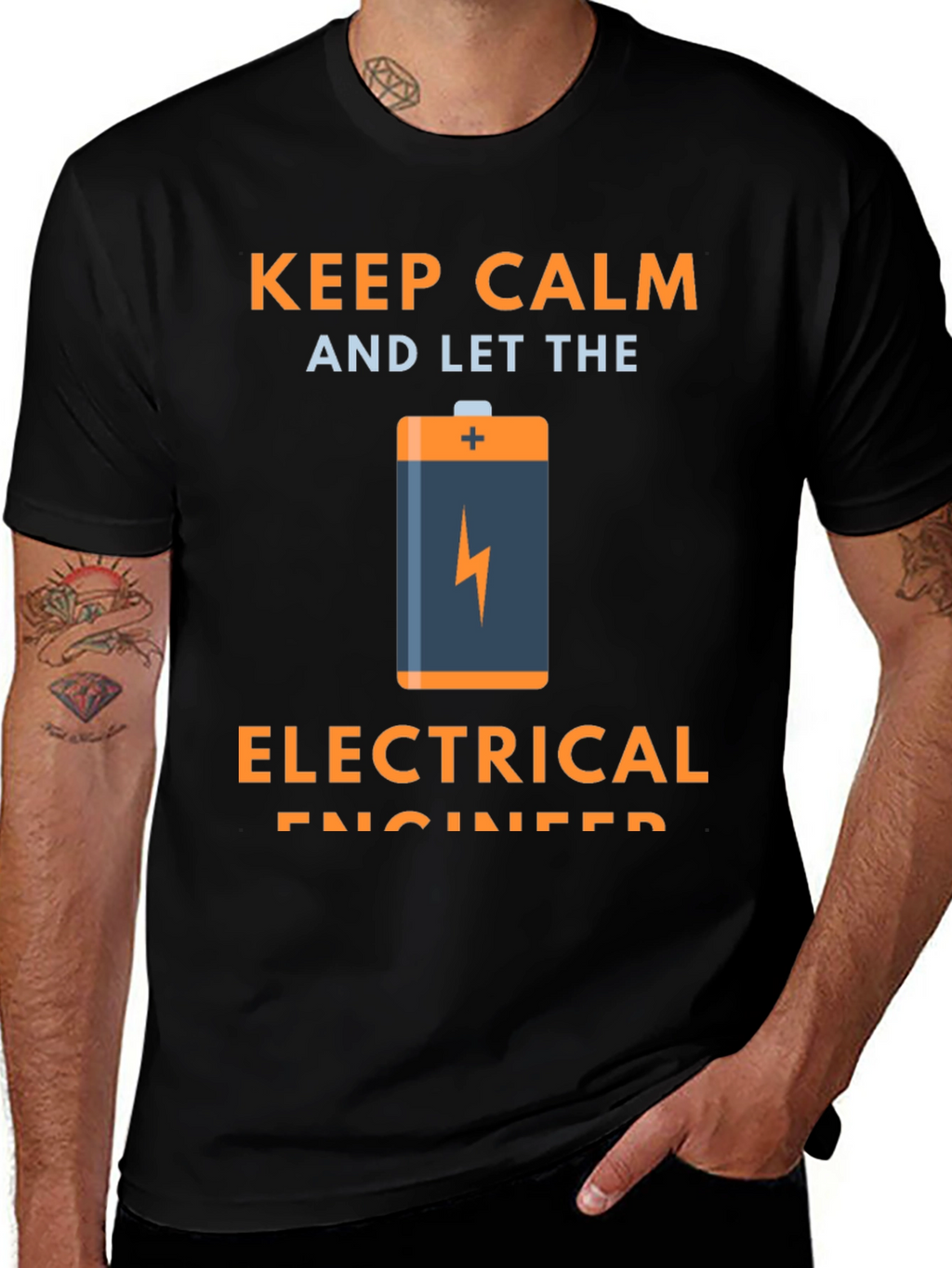 Keep Calm Electrical Engineer Graphic Tee