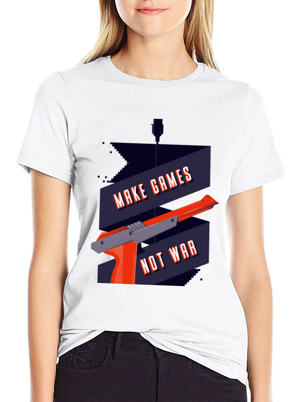 Make Games Not War Graphic T-Shirt