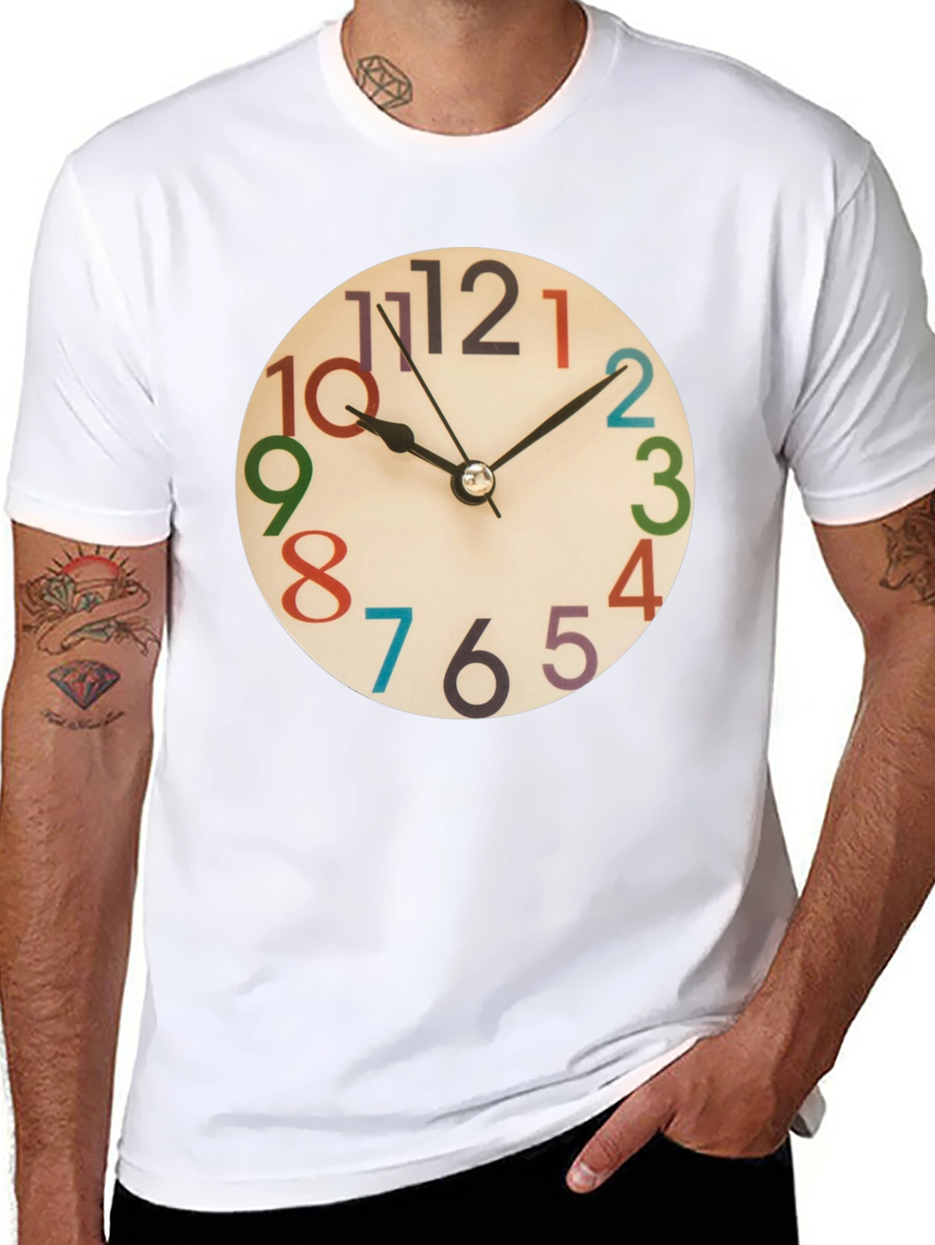 Fun Clock Graphic T-Shirt