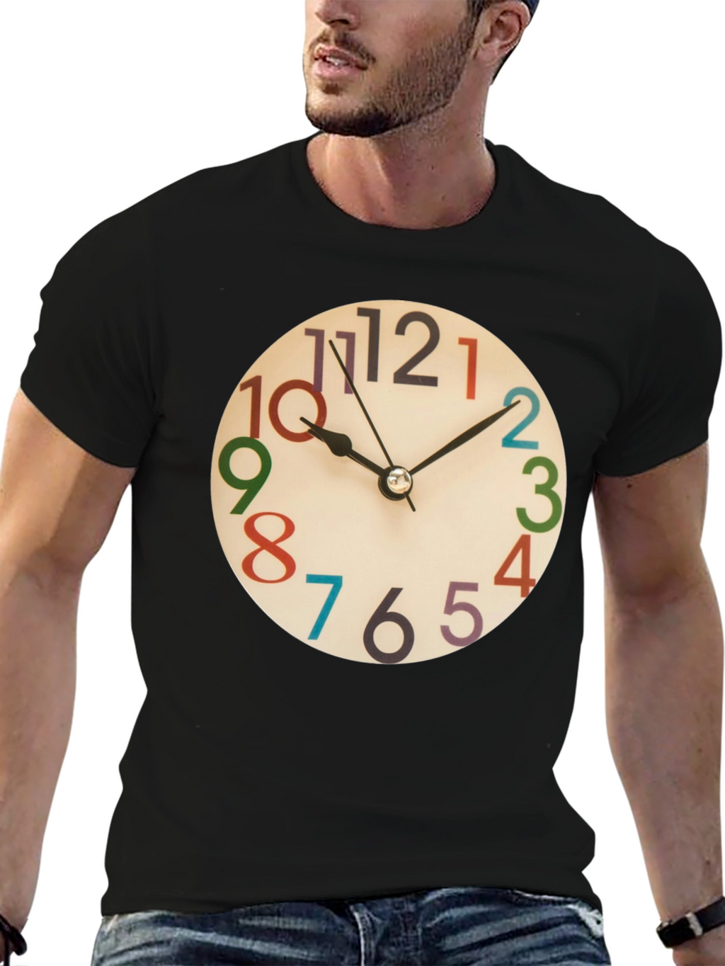 Fun Clock Graphic T-Shirt
