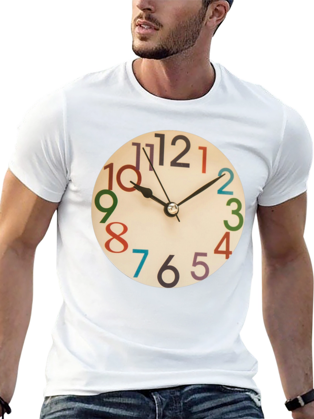 Fun Clock Graphic T-Shirt