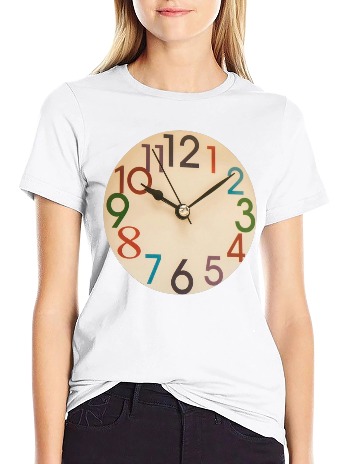 Fun Clock Graphic T-Shirt