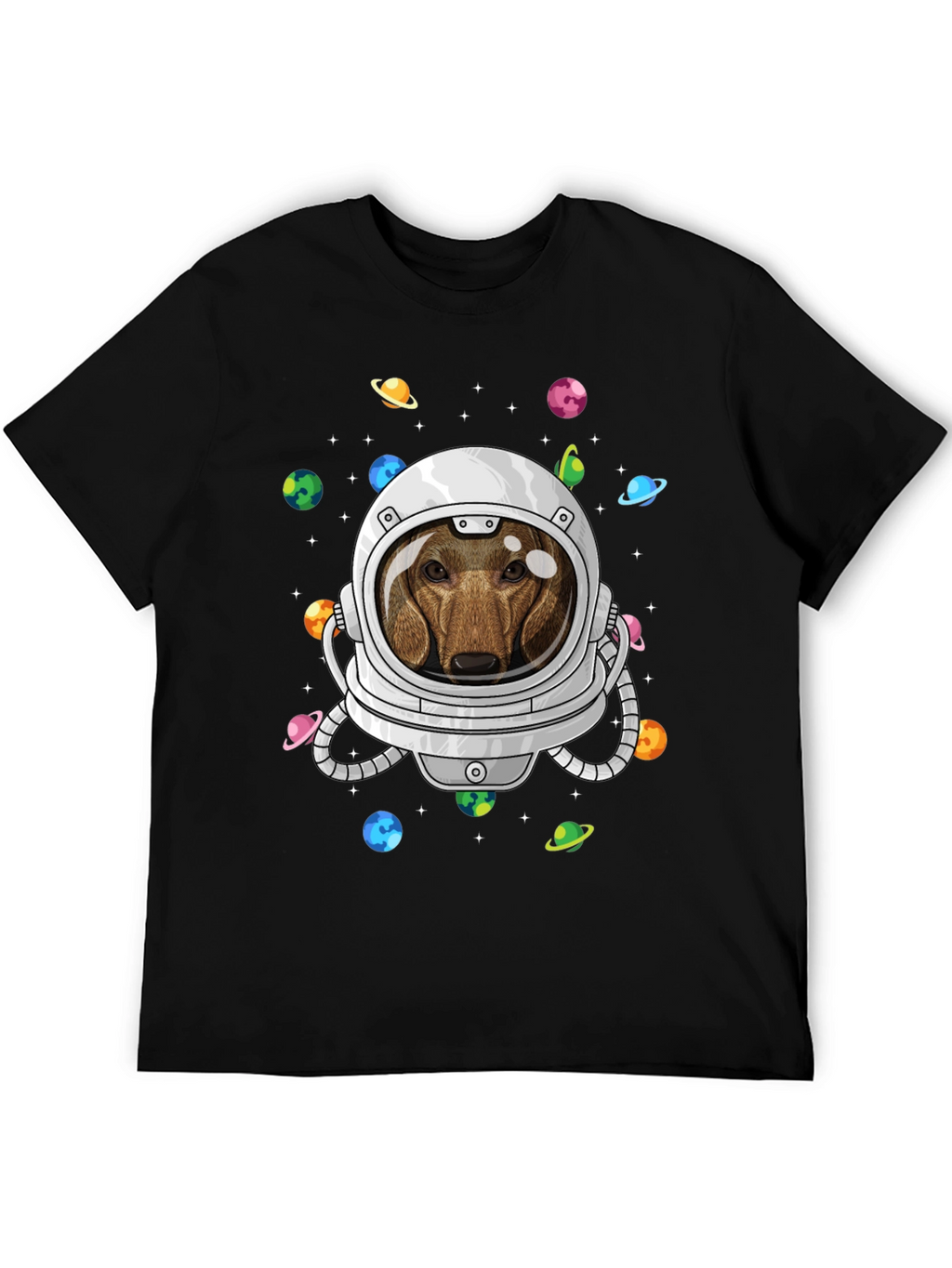 Dachshund Astronaut T-Shirt - Space Dog Tee