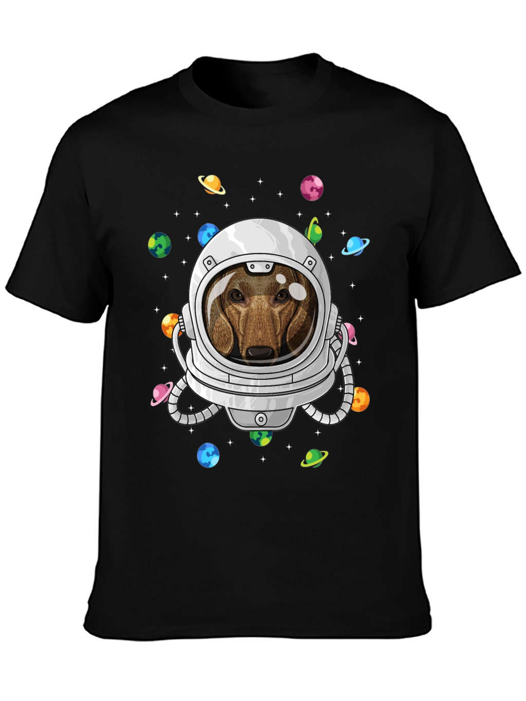 Dachshund Astronaut T-Shirt - Space Dog Tee