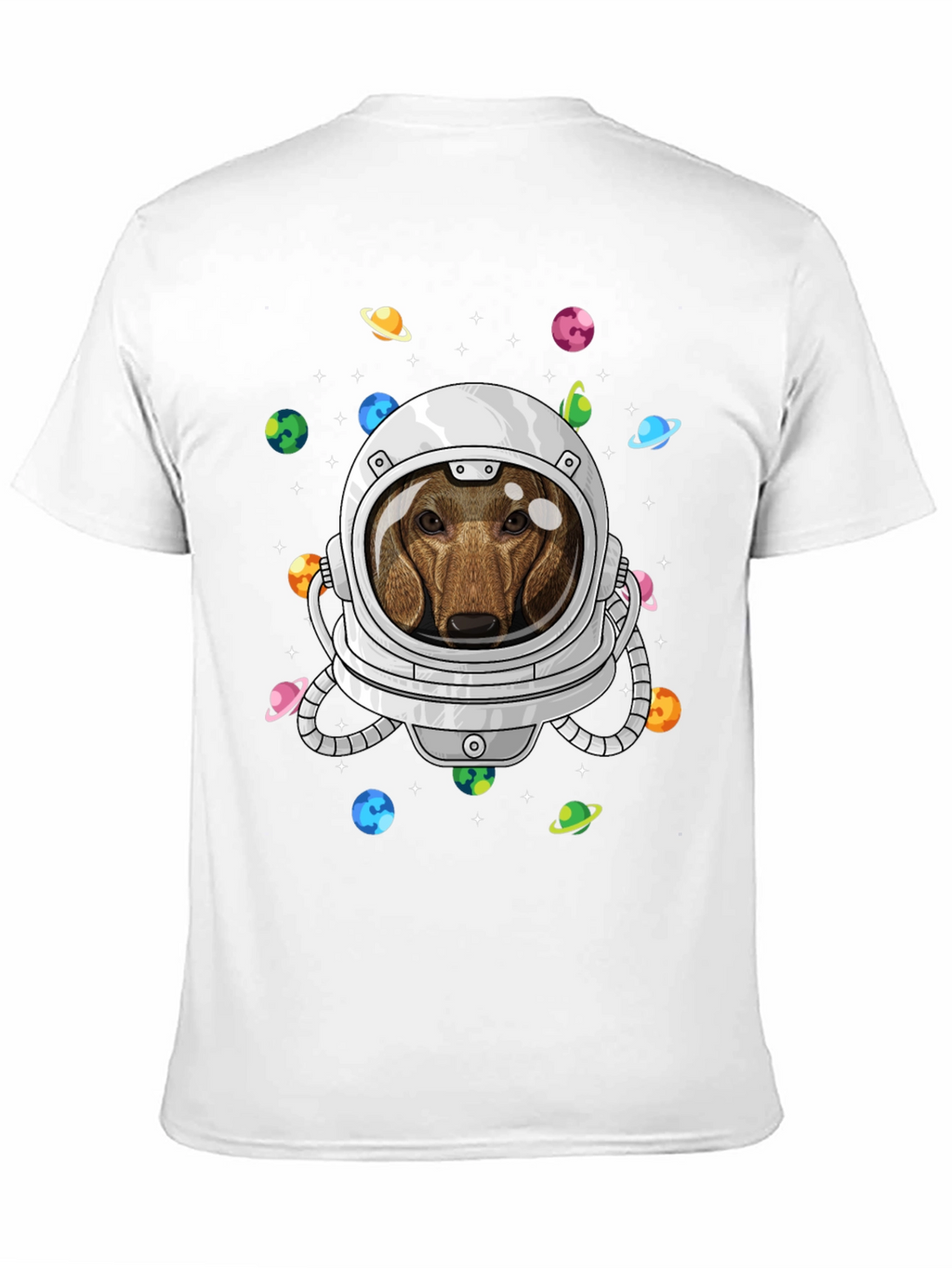 Dachshund Astronaut T-Shirt - Space Dog Tee