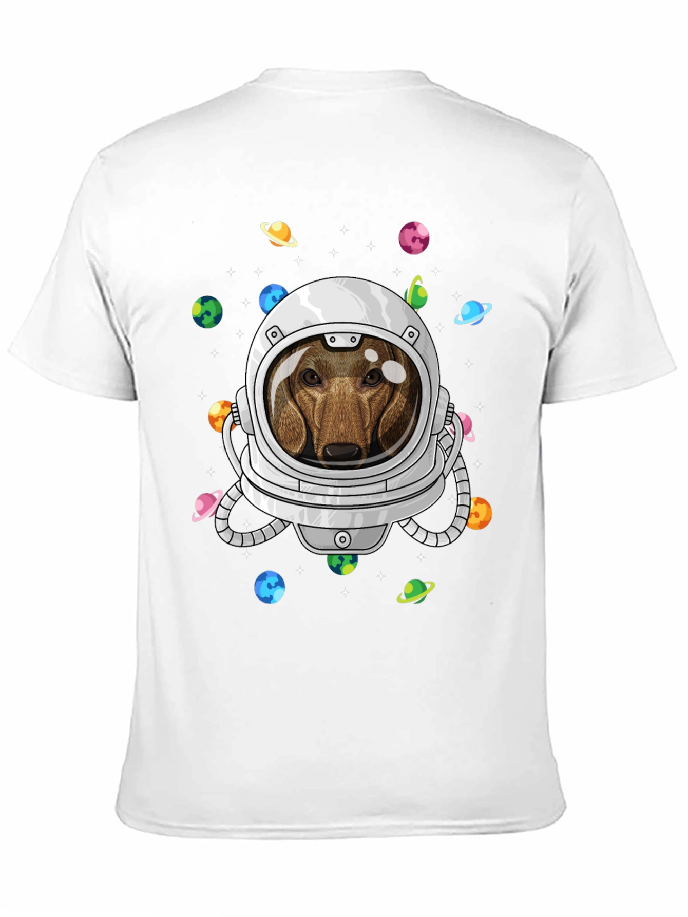 Dachshund Astronaut T-Shirt - Space Dog Tee