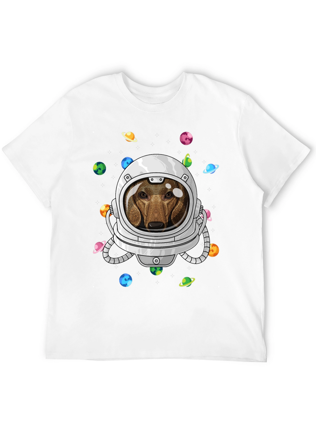 Dachshund Astronaut T-Shirt - Space Dog Tee