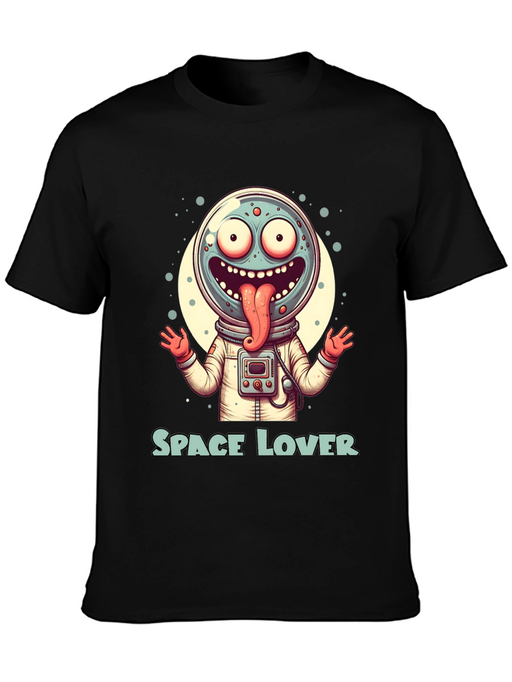 Space Lover Graphic T-Shirt - Funny Alien Design
