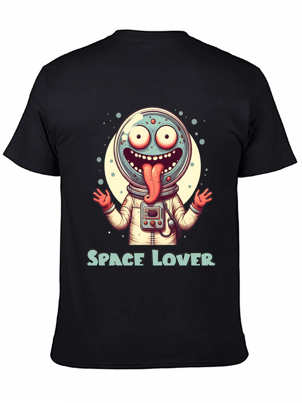 Space Lover Graphic T-Shirt - Funny Alien Design
