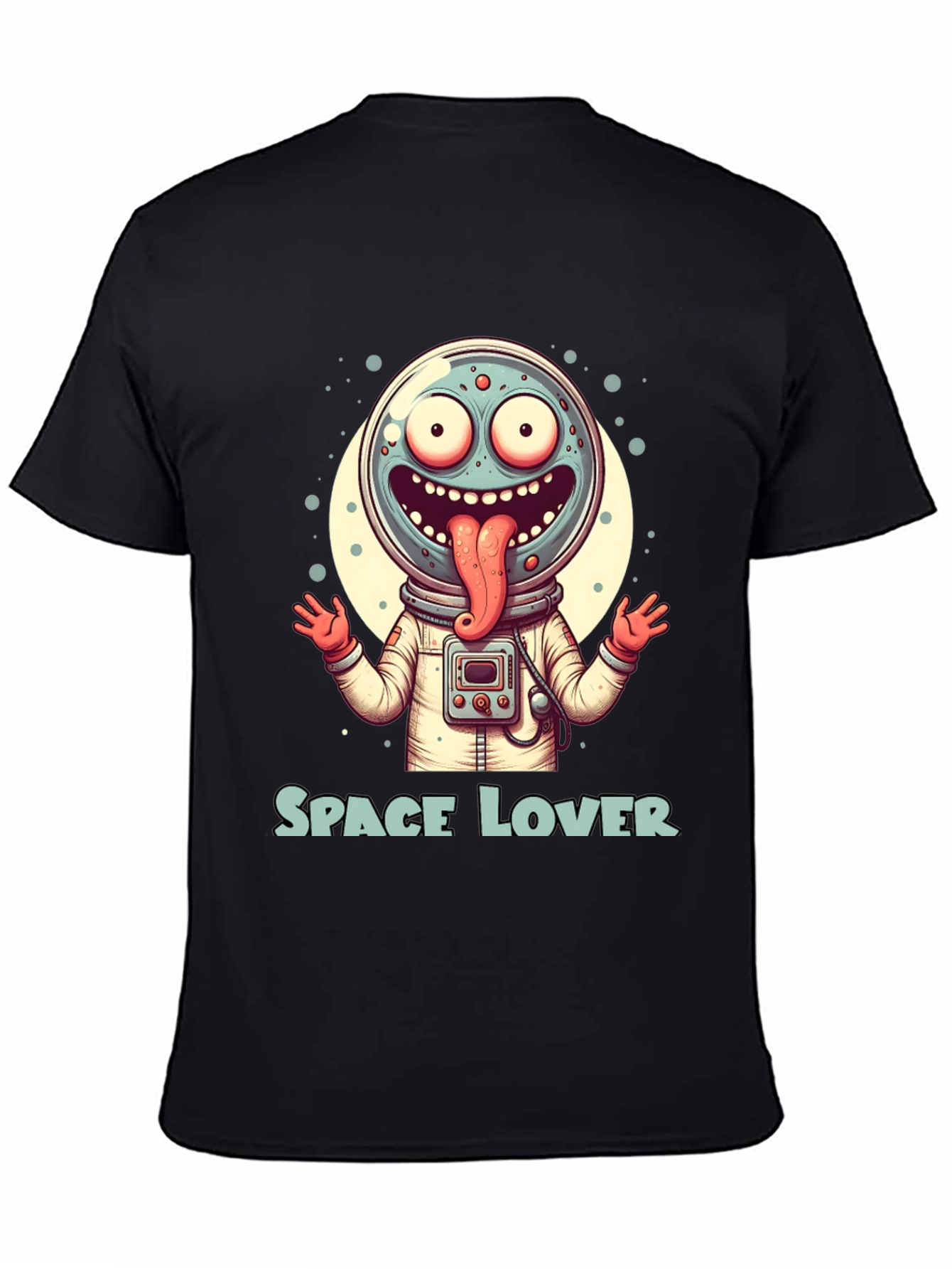 Space Lover Graphic T-Shirt - Funny Alien Design