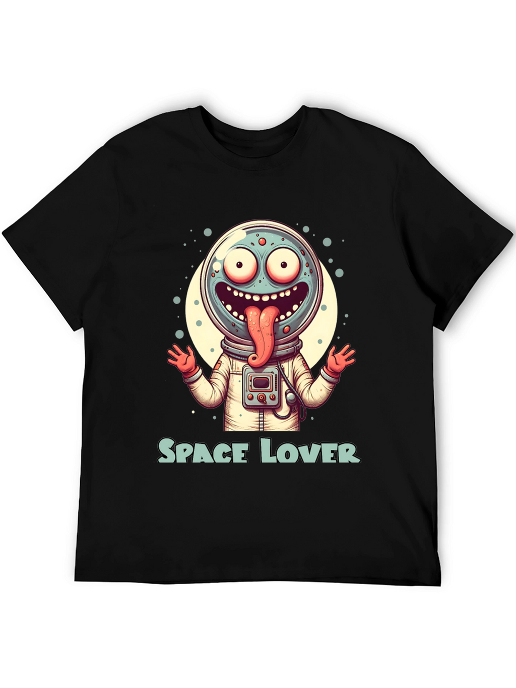 Space Lover Graphic T-Shirt - Funny Alien Design