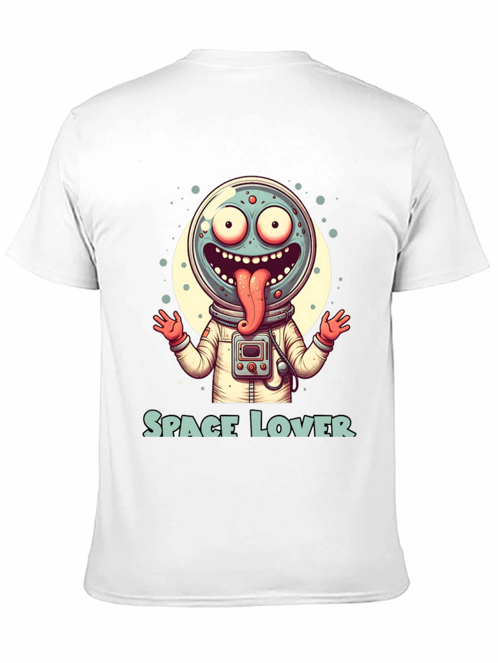 Space Lover Graphic T-Shirt - Funny Alien Design