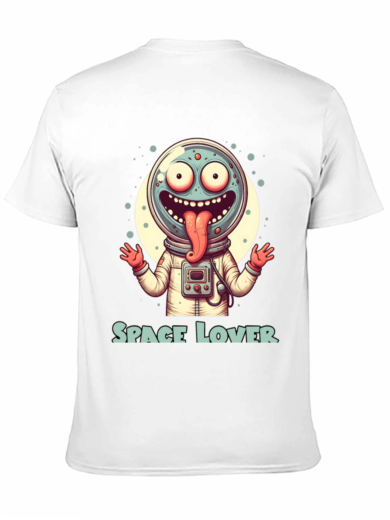 Space Lover Graphic T-Shirt - Funny Alien Design