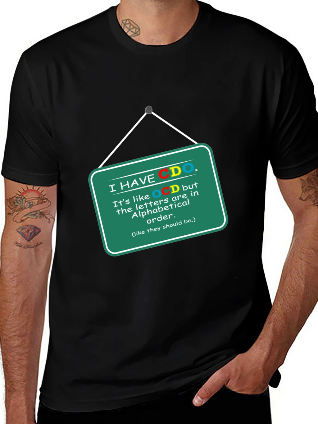 Funny CDO Alphabetical Order T-Shirt
