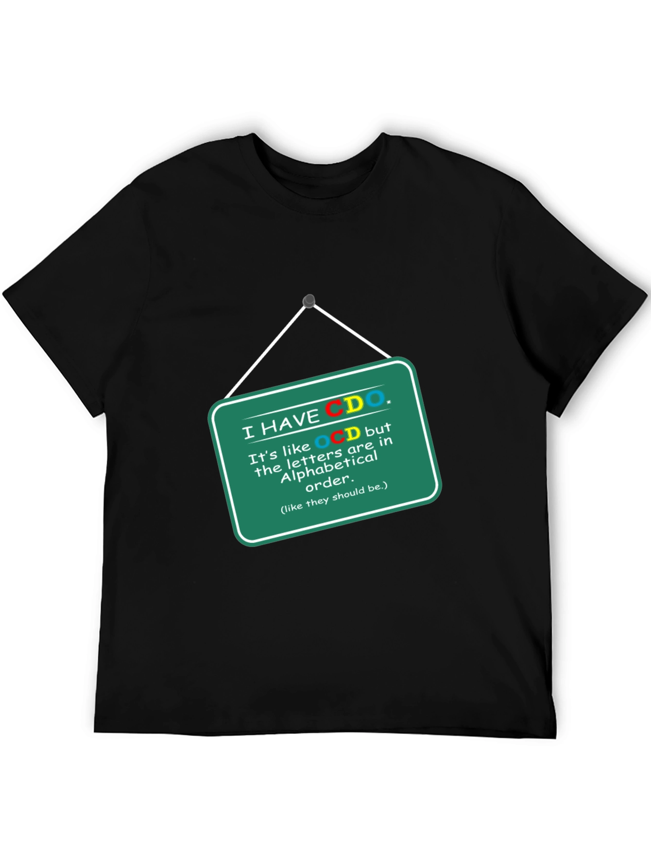 Funny CDO Alphabetical Order T-Shirt