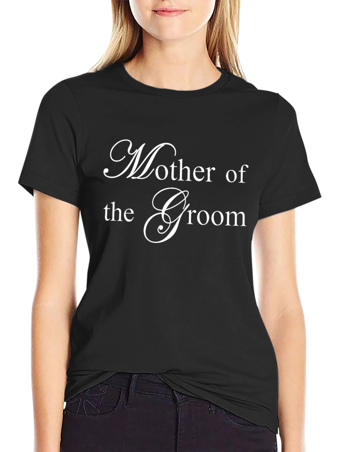 Mother of the Groom Black T-Shirt