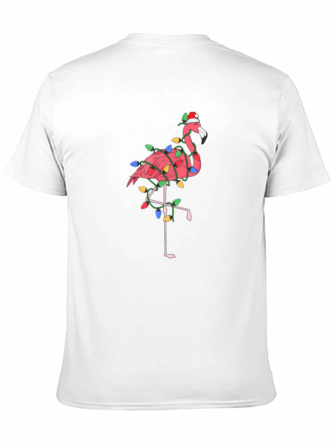 Festive Flamingo T-Shirt - Christmas Holiday Style