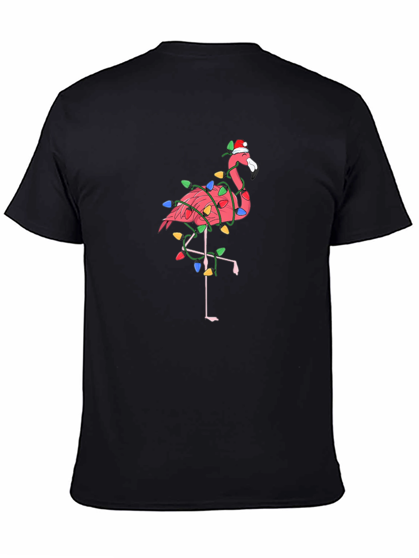Festive Flamingo T-Shirt - Christmas Holiday Style