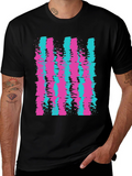 Retro Stripe Graphic Tee