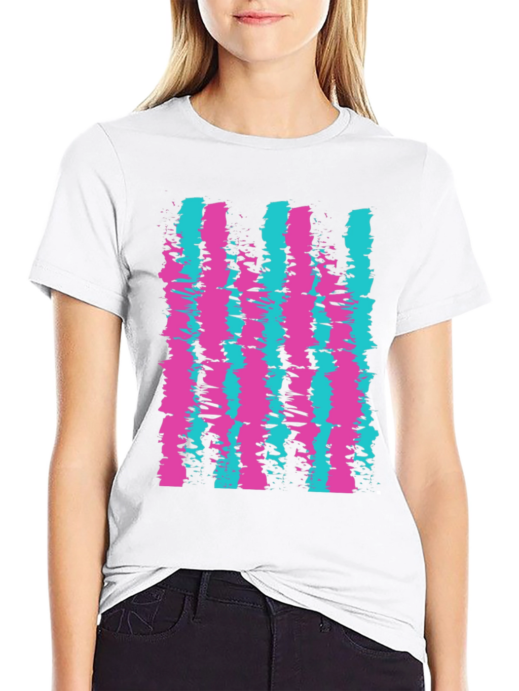 Retro Stripe Graphic Tee
