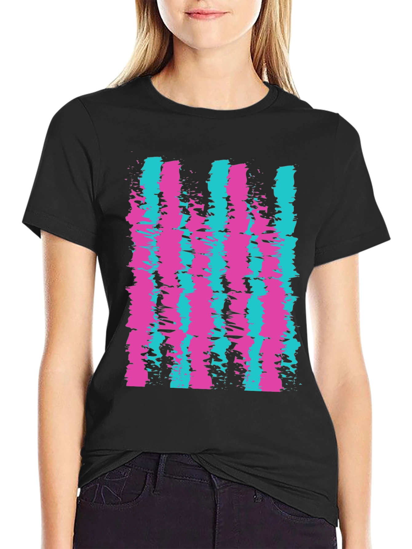 Retro Stripe Graphic Tee