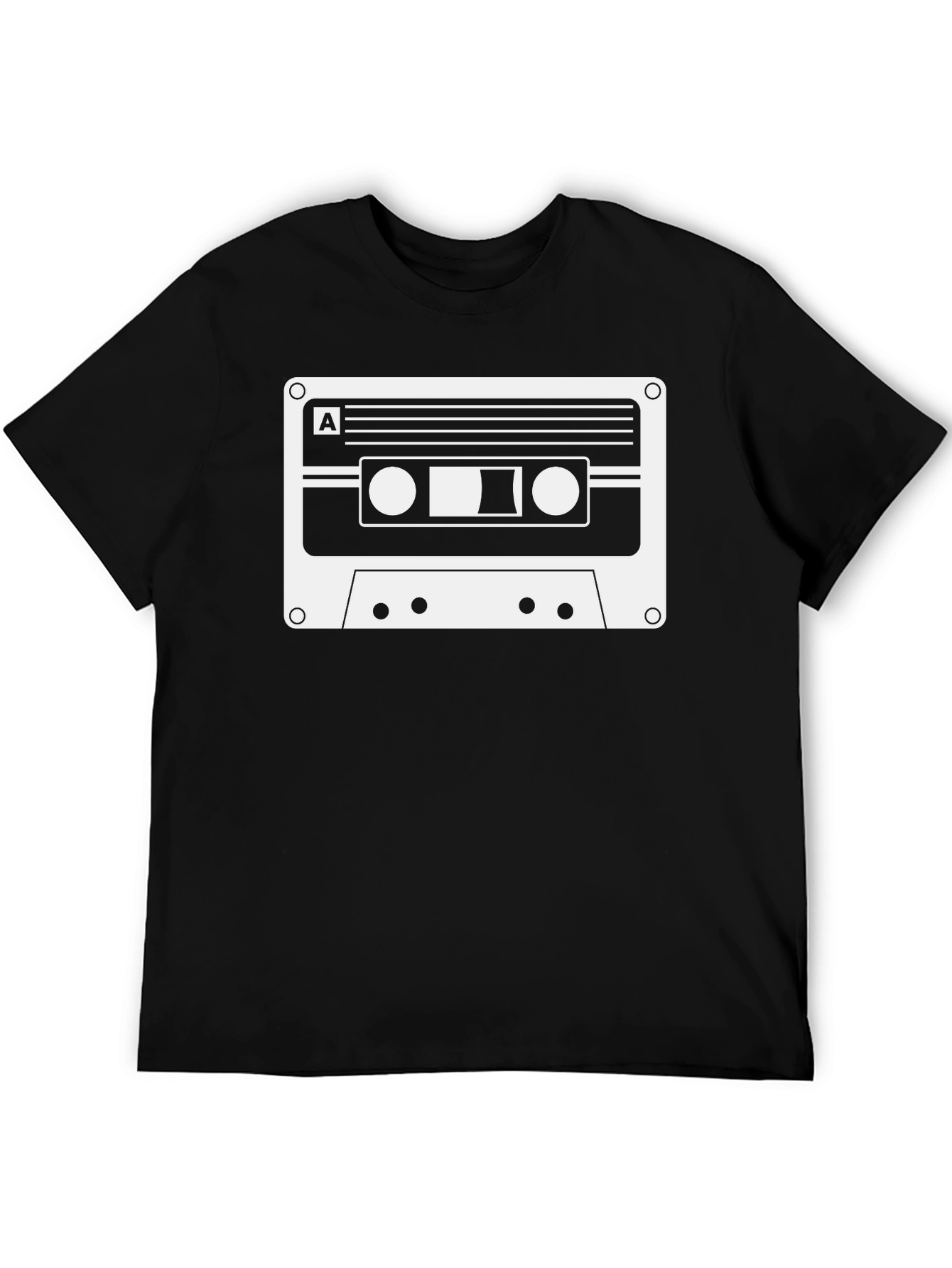 Retro Cassette Tape Graphic Tee - Vintage Music Lover Shirt