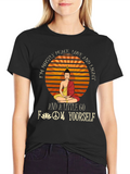 Peace Love Light Graphic T-Shirt - Buddha Design