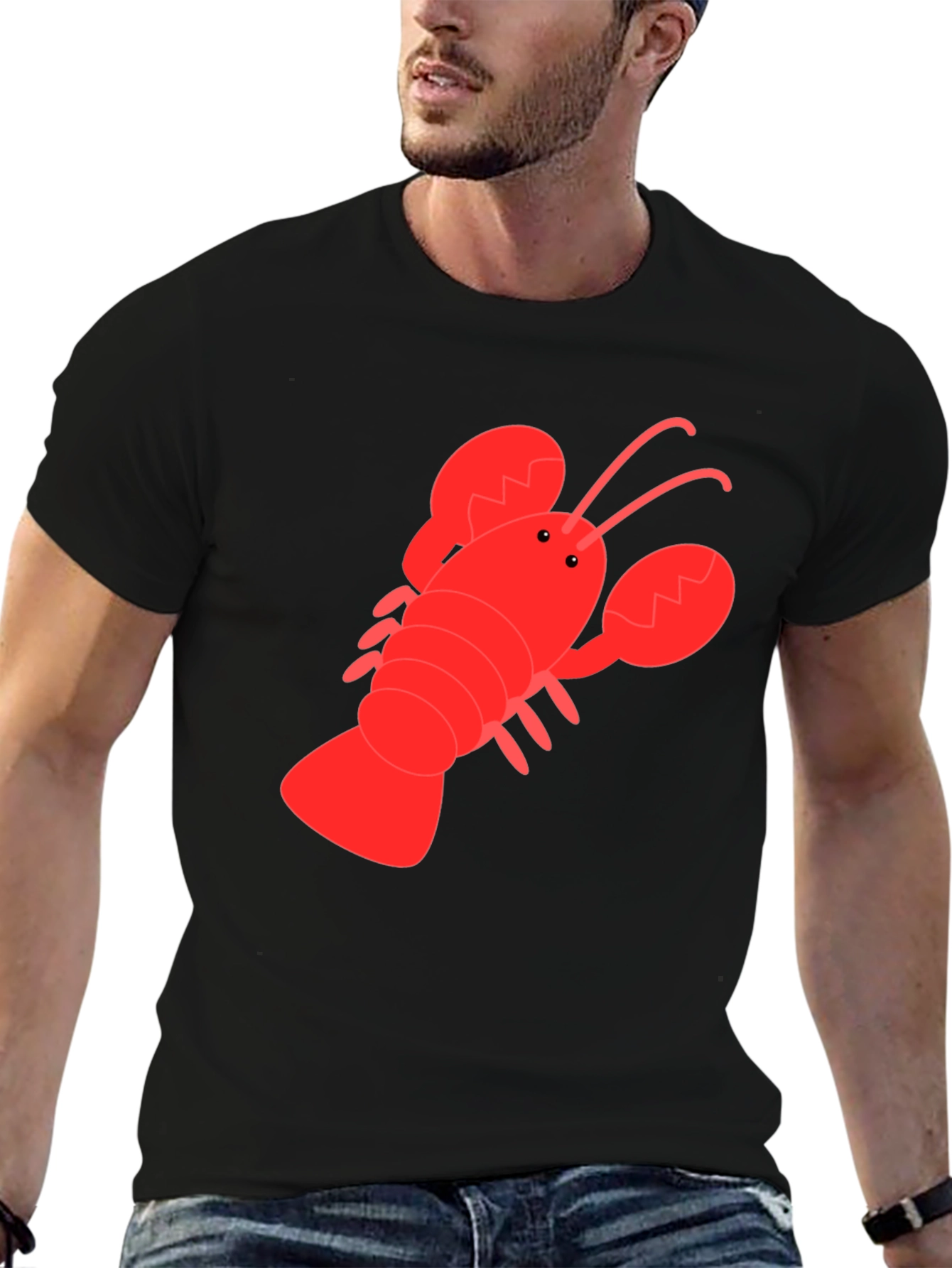 Lobster Graphic Tee - Black
