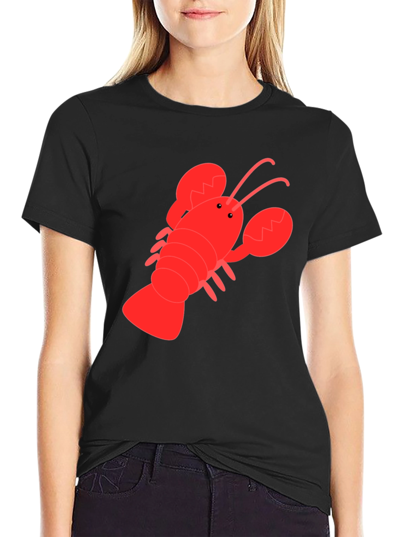 Lobster Graphic Tee - Black