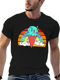 Ice Cream Cone Graphic Tee - Retro Summer Vibes