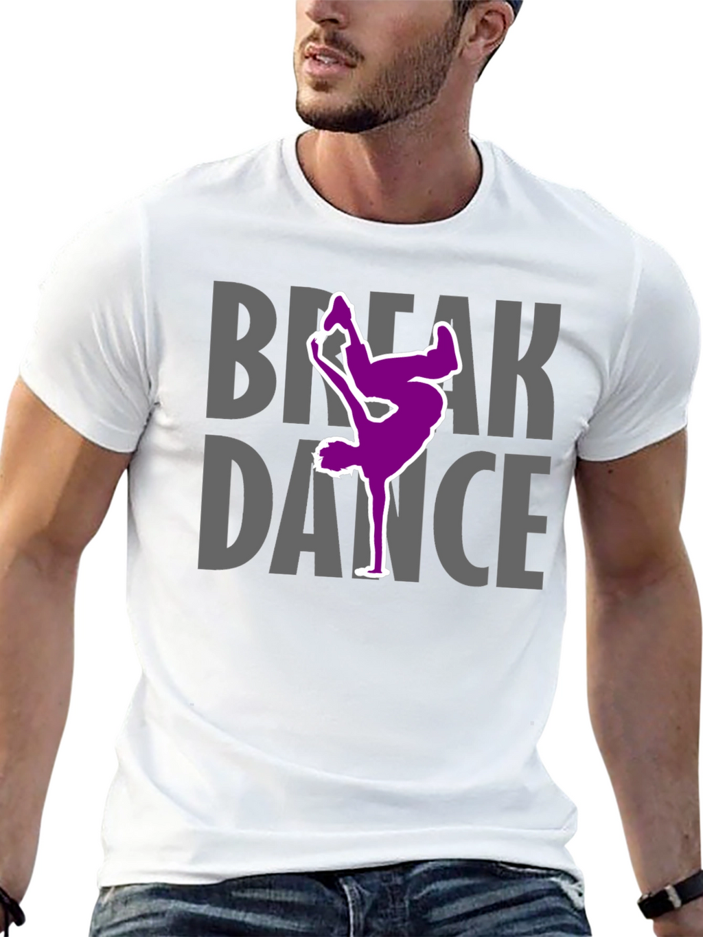Break Dance Graphic Tee - Cool Dancer T-Shirt