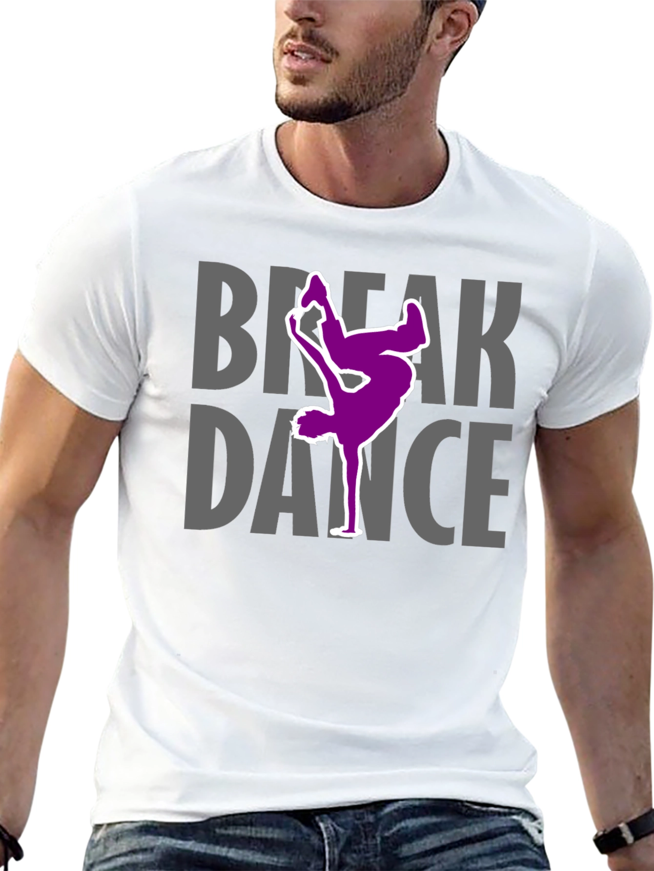 Break Dance Graphic Tee - Cool Dancer T-Shirt