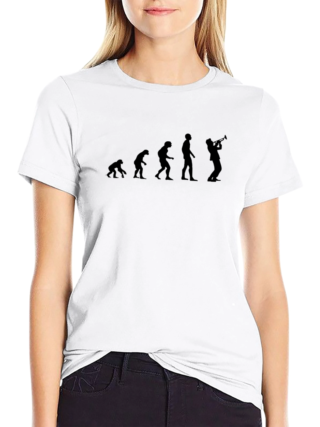 Evolution of Music Black T-Shirt