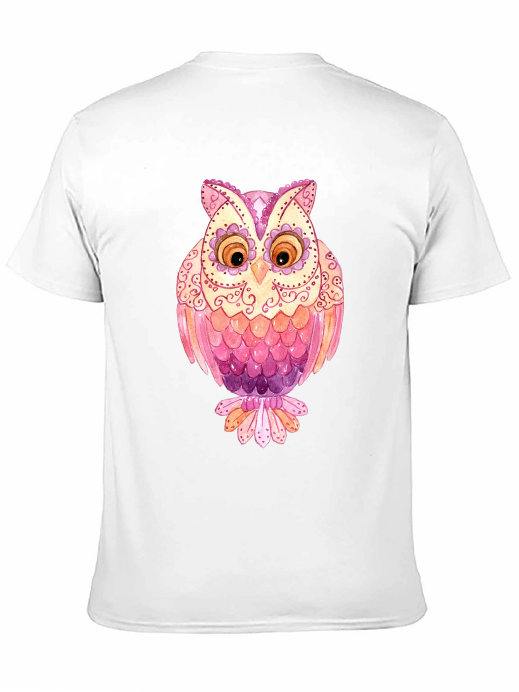 Owl Graphic T-Shirt - Mens Black Tee