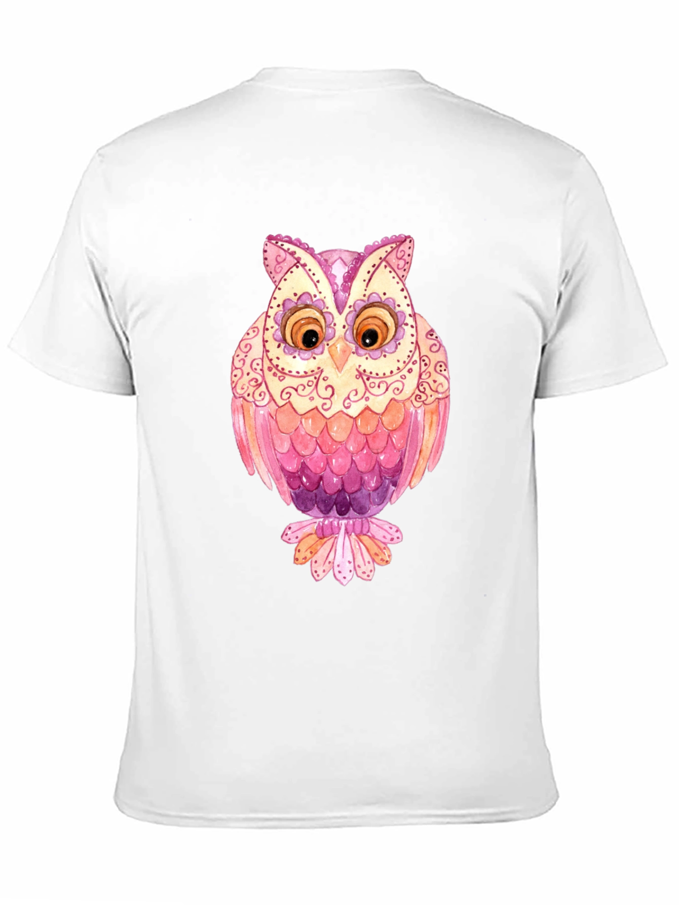 Owl Graphic T-Shirt - Mens Black Tee