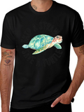 Skip A Straw Save A Turtle Graphic Tee