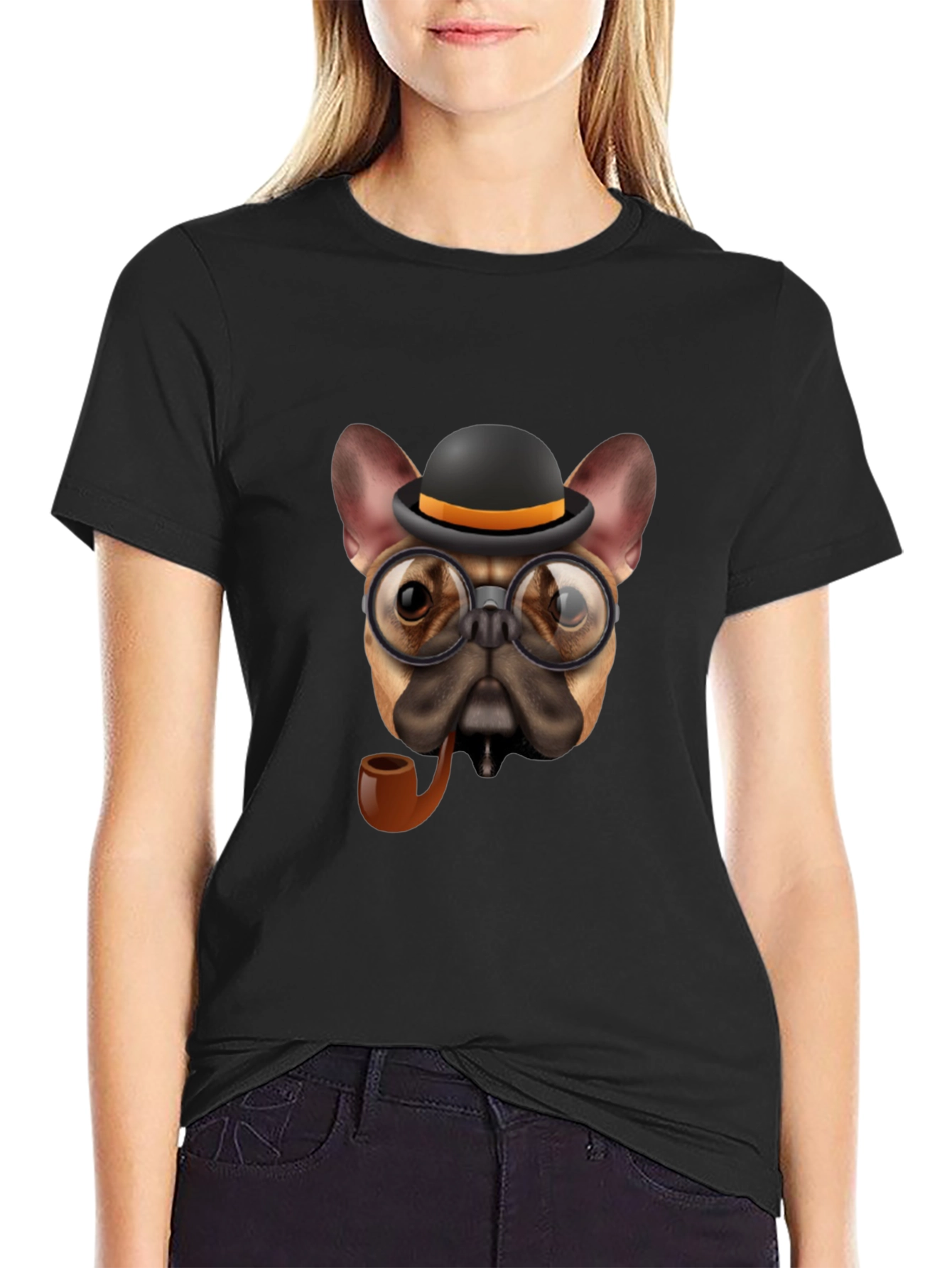 Gentleman Bulldog T-Shirt – Vintage Dog Graphic Tee