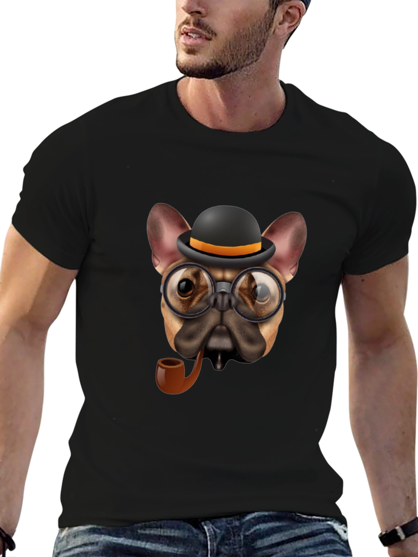 Gentleman Bulldog T-Shirt – Vintage Dog Graphic Tee