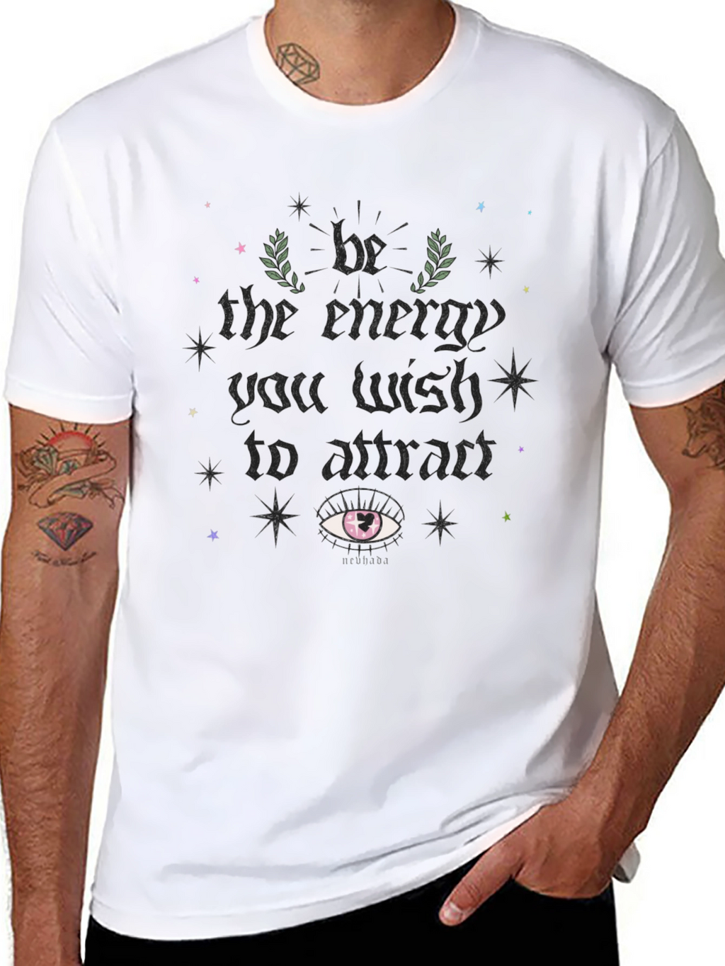 Energy Attraction Black T-Shirt
