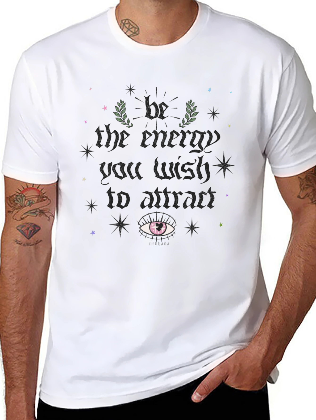 Energy Attraction Black T-Shirt